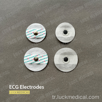 Tıbbi Kalp Testi EKG Elektrot Düğme Pedi